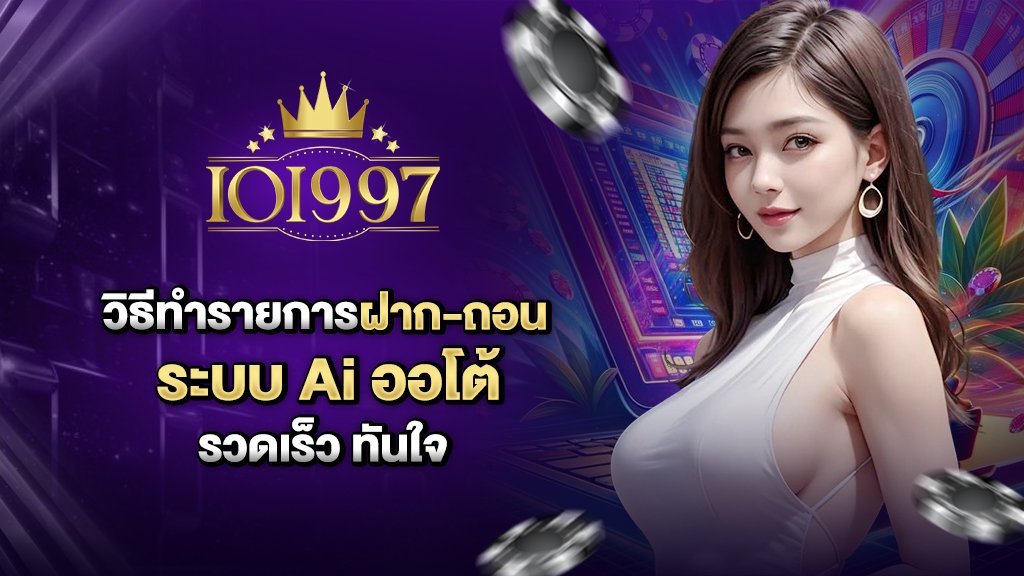 วิธีทำรายการฝากถอน ระบบ ai ออโต้ รวดเร็ว ทันใจ